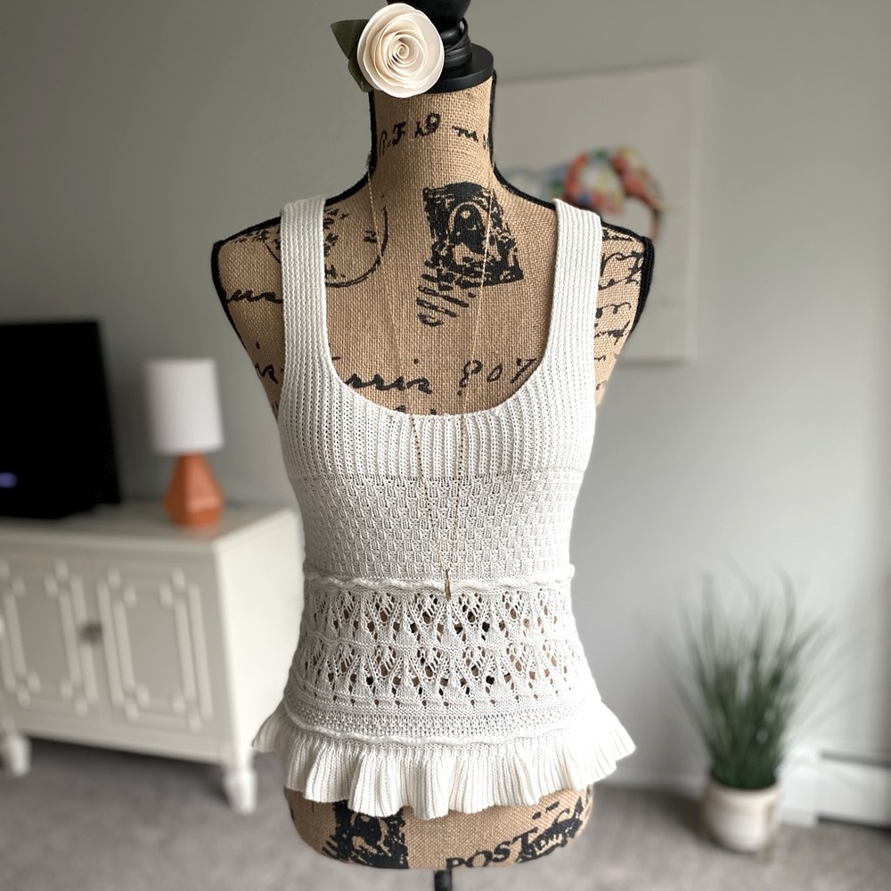 The One Classic Crochet Tank Top by Mine